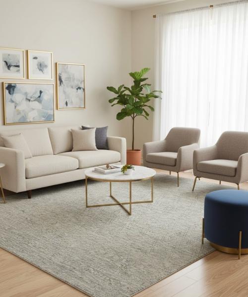 9'1 x 12'0 Hand Knotted Multicolored Oriental Wool Rug