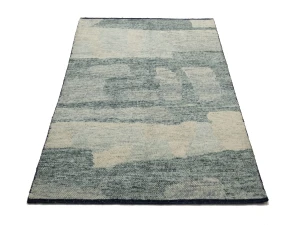 Cream Abstract 4X6 Modern Rug