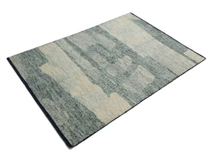 Cream Abstract 4X6 Modern Rug