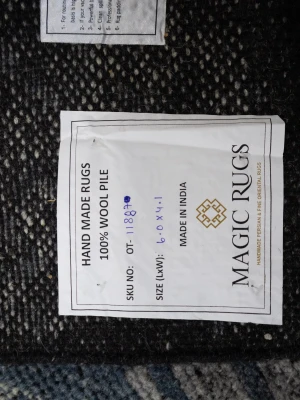 Gray Abstract 4X6 Modern Rug