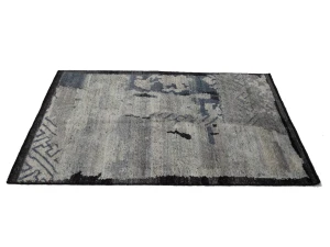 Gray Abstract 4X6 Modern Rug