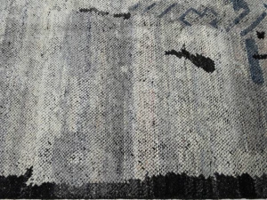 Gray Abstract 4X6 Modern Rug