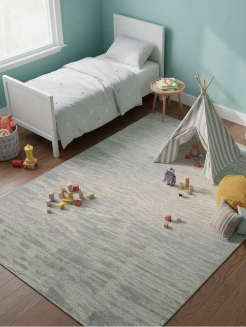 Gray Abstract 6X9 Modern Oriental Rug