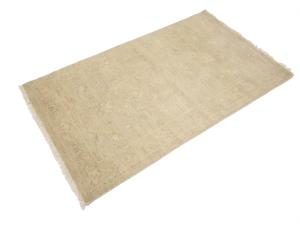Muted Beige Floral 3X5 Transitional Oriental Rug