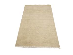 Muted Beige Floral 3X5 Transitional Oriental Rug