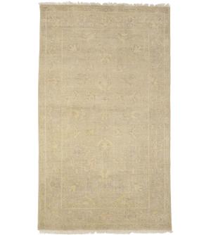 Muted Beige Floral 3X5 Transitional Oriental Rug