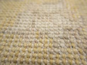 Muted Golden Yellow Floral 3x18 Transitional Oriental Runner Rug