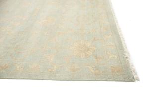 9'11 x 10'1 Hand Knotted Floral Oriental Square Wool Rug