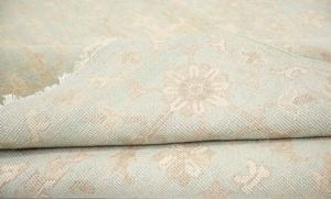 9'11 x 10'1 Hand Knotted Floral Oriental Square Wool Rug