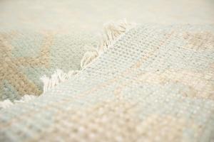 9'11 x 10'1 Hand Knotted Floral Oriental Square Wool Rug