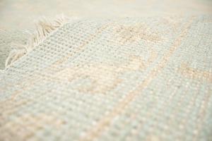 9'11 x 10'1 Hand Knotted Floral Oriental Square Wool Rug