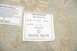 9'11 x 10'1 Hand Knotted Floral Oriental Square Wool Rug