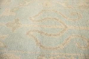 9'11 x 10'1 Hand Knotted Floral Oriental Square Wool Rug