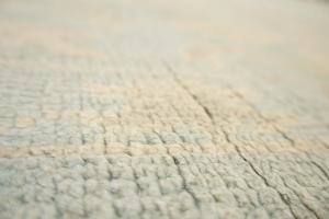 9'11 x 10'1 Hand Knotted Floral Oriental Square Wool Rug