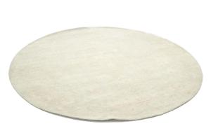 Muted Aqua Green Floral Transitional 8x8 Oriental Round Rug