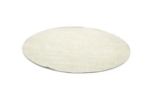 Muted Aqua Green Floral Transitional 8x8 Oriental Round Rug