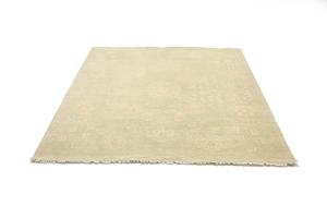 9'11 x 10' Hand Knotted Floral Oriental Square Wool Rug