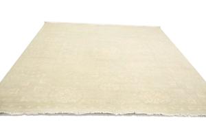 9'11 x 10' Hand Knotted Floral Oriental Square Wool Rug