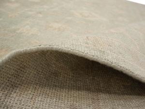 Muted Aqua Green Floral 9x12Transitional Oriental Rug