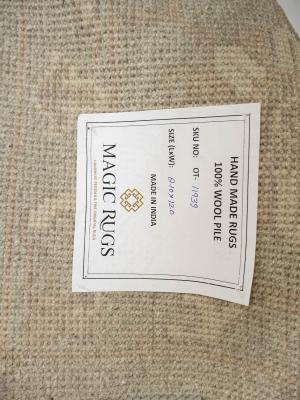 Muted Aqua Green Floral 9x12Transitional Oriental Rug