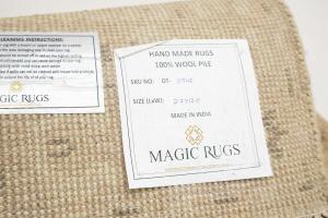 Muted Pinkish Beige Floral 3x12 Transitional Oriental Runner Rug
