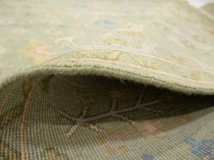 Olive Green Floral Traditional 9X12 Chobi Oriental Rug