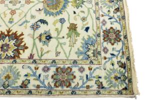 Cream Floral 5x8 Osh Chobi Oriental Area Rug