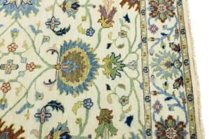 Cream Floral 5x8 Osh Chobi Oriental Area Rug
