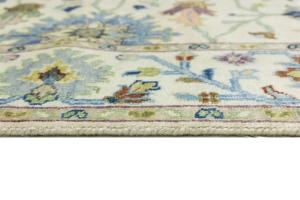 Cream Floral 5x8 Osh Chobi Oriental Area Rug