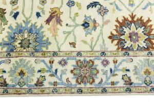Cream Floral 5x8 Osh Chobi Oriental Area Rug