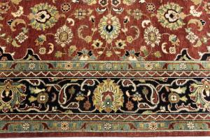 Red Floral Transitional 9X12 Chobi Oriental Rug