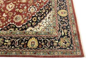 Red Floral Transitional 9X12 Chobi Oriental Rug