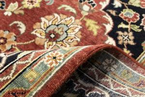 Red Floral Transitional 9X12 Chobi Oriental Rug