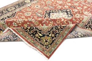 Red Floral Transitional 9X12 Chobi Oriental Rug