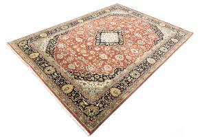 Red Floral Transitional 9X12 Chobi Oriental Rug