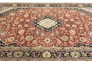Red Floral Transitional 9X12 Chobi Oriental Rug