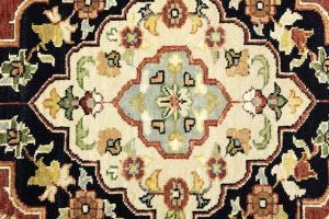 Red Floral Transitional 9X12 Chobi Oriental Rug