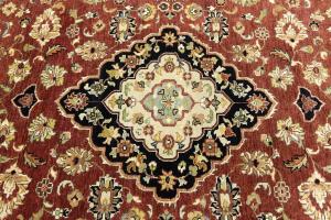 Red Floral Transitional 9X12 Chobi Oriental Rug