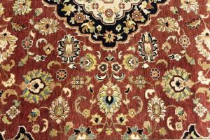 Red Floral Transitional 9X12 Chobi Oriental Rug