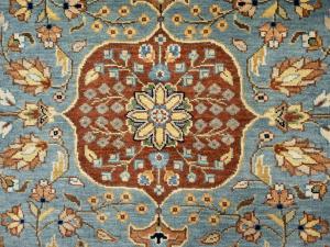 Ivory Floral Traditional 9x12 Chobi Oriental Rug