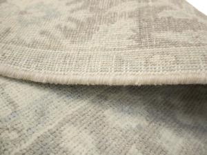 Muted Ivory Floral 5x8 Oushak Chobi Oriental Rug