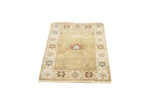 2'0 x 3'0 Hand Knotted Peshawar Floral Oriental Wool Rug