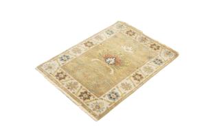 2'0 x 3'0 Hand Knotted Peshawar Floral Oriental Wool Rug