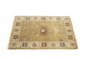 2'0 x 3'0 Hand Knotted Peshawar Floral Oriental Wool Rug