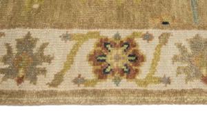 2'0 x 3'0 Hand Knotted Peshawar Floral Oriental Wool Rug