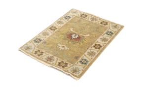 2'0 x 3'0 Hand Knotted Peshawar Floral Oriental Wool Rug