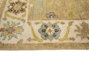 2'0 x 3'0 Hand Knotted Peshawar Floral Oriental Wool Rug