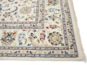8'10 X 12'2 Indo-Nain Hand Knotted Floral Oriental Wool Rug