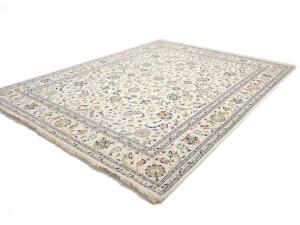 8'10 X 12'2 Indo-Nain Hand Knotted Floral Oriental Wool Rug