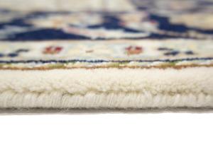 Cream Floral 5x7 Indo-Nain Oriental Area Rug